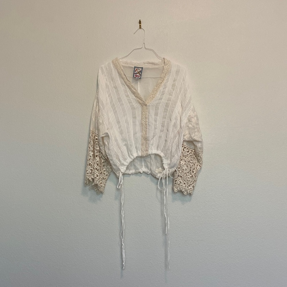 Johnny Was Embroidered Blouse